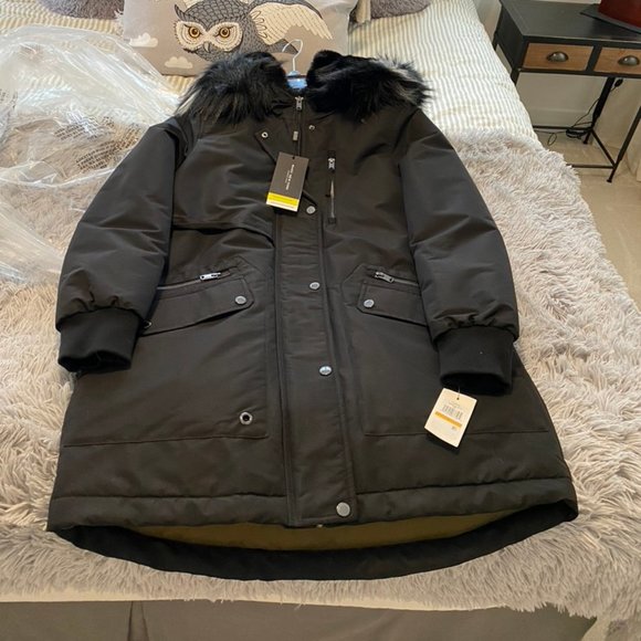 ❄️ 😍FABULOUS❄️ 😍Marc New York by Andrew Marc Black Carina Parka -S 50% OFF RTL - Picture 5 of 11